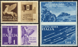 1250 1942 - Propaganda Di Guerra, Non Emessi (12A/12C), Gomma Integra, Perfetti. Ottima Qualità. Cert. Fe... - Other & Unclassified