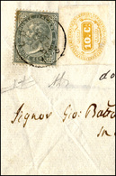 1282 1888 - 10 Cent. Giallo (1), Perfetto, In Affrancatura Mista Con 5 Cent. Verde Grigio, De La Rue, Tir... - Other & Unclassified