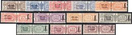 1431 1944 - Soprastampati, Serie Completa (36/47), Gomma Originale, Perfetti. Alti Valori Ferrario.... - Postal Parcels