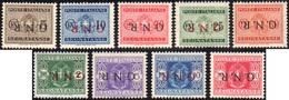 1437 1944 - Soprastampati G.N.R. Di Verona, Soprastampa Capovolta (47a/59a), Gomma Integra, Perfetti. G.O... - Postage Due