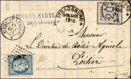 2052 FRANCIA OCC. TEDESCA ALSAZIA E LORENA 1871 - 20 Cent. (6), In Affrancatura Mista Con 20 Cent. Di Fra... - Andere-Europa