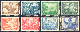 2079 GERMANIA REICH 1933 - WAGNER, Serietta Senza Il 40  + 35 P. (470/77), Dentellature Più Comuni, Gomma... - Europe (Other)