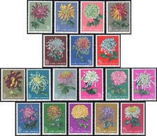 2148 1960/61 - Chrysanthemums, Three Complete Set (M. 570/575,577/588), O. G., Never Hinged, Beautiful.... - Sonstige & Ohne Zuordnung