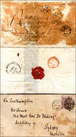 2164 AUSTRALIA 1864 - February 1864, Single -rate Unpaid Letter From Rome To Sydney. The Letter, Carried ... - Sonstige & Ohne Zuordnung