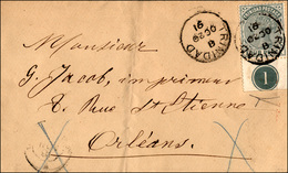 2175 TRINIDAD E TOBAGO 1891 - Envelope From Trinidad October 20, 1891 To Orleans (France), Franked With 4... - Otros & Sin Clasificación