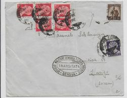 ITALIE - 1945 - ENVELOPPE De GENOVA Avec CENSURE SUPERBE  => ZÜRICH (SUISSE) - Poststempel