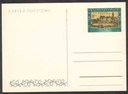 Royal Château CASTLE SCHLOSS WARSZAWA POLAND 1972 PC POSTAL STATIONERY HISTORY - Schlösser U. Burgen