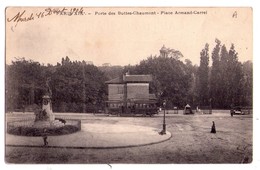 1943 - Paris ( XIXe ) - Porte Des Buttes Chaumont - Place Armand Carrel - - Arrondissement: 19