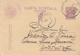 KING CHARLES II, MILITARY CENSORED, MILITARY PC STATIONERY, ENTIER POSTAL, 1937, ROMANIA - Briefe U. Dokumente