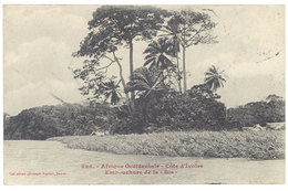 Delcampe - Cpa Afrique, Côte D'Ivoire -  Embouchure De La " Bia " ( Fortier ) - Elfenbeinküste