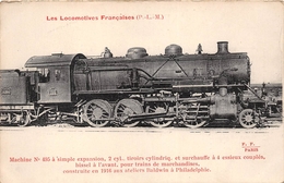 ¤¤   -  Locomotives Du P.L.M.   -  Machine N ° 495   -  Train , Chemin De Fer  -  ¤¤ - Trains