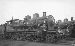 ¤¤   -  Cliché D'une Locomotives Du P.L.M.   -  Train De La Ceinture , Chemin De Fer  -  Voir Description -  ¤¤ - Trains