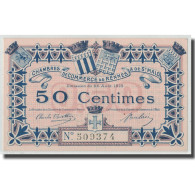 France, Rennes Et Saint-Malo, 50 Centimes, 1915, SPL, Pirot:105-1 - Chambre De Commerce