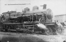 ¤¤   -  Carte-Photo D'une Locomotives Du P.L.M.  -  Train  , Chemin De Fer   -  ¤¤ - Trenes