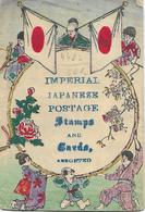 ALBUM HAND-PAINTED, Imperial Japanese Postage Stamps, 8 Scan - Lettres & Documents