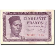 Billet, Mali, 50 Francs, 1960, 1960-09-22, KM:1, TTB+ - Mali
