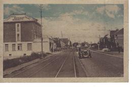 59 - CONDE SUR ESCAUT - ( NORD ) - T.Belle Vue Animée Et Colorisée De L'Avenue Jean Jaurès ( Vieilles Voitures ) - Conde Sur Escaut