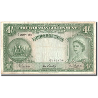 Billet, Bahamas, 4 Shillings, Undated (1923), KM:13b, TTB - Bahama's