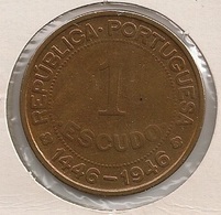 Moeda Guiné Bissau Portugal - Coin Guiné Bissau - 1 Escudo 1946 - MBC - - Guinea-Bissau