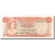 Billet, Bahamas, 5 Dollars, 1968, KM:29a, TTB - Bahama's