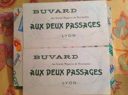 2 Buvards Aux Deux Passages Lyon - Textile & Clothing