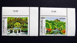 Luxemburg 1640/1 YT 1590/1 **/mnh, EUROPA/CEPT 2004, Ferien - Nuevos