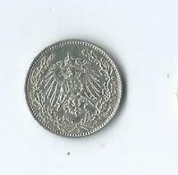 1demi Mark Argent 1909 - 2, 3 & 5 Mark Silver