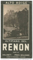 Altipiano Del Renon - Ritten - Faltblatt Mit 9 Abbildungen - Verkehrs-Amt Klobenstein - Italy