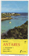 Spanien - Mallorca - Cala D'Or - Hotel Antares - Faltblatt Mit 5 Abbildungen - Baviera