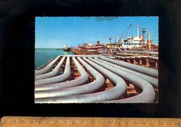 AHMADI Kuwait Koweit : Oil Pipe Lines Harbour Maritime Vessel Ship Bateaux Cargo Port Hafen Schiff - Kuwait