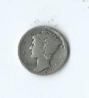 One Dime Liberty United States Of America 1923 Argent - 1883-1913: Liberty (Liberté)