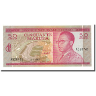 Billet, Congo Democratic Republic, 50 Makuta, 1967-01-02, KM:11a, NEUF - Democratische Republiek Congo & Zaire