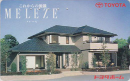 Télécarte Japon / 110-011 - Pub Maison MELEZE TOYOTA HOME - Japan Phonecard - 3163 - Publicité