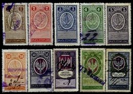 POLAND, Revenues, */o M/U, F/VF - Revenue Stamps