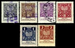 POLAND, Revenues, Used, F/VF - Revenue Stamps