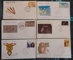 6 ENVELOPPES 1ER JOUR WALLIS ET FUTUNA ANNEES 1975/1981 - Lettres & Documents