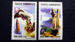 Türkei 3376/7 **/mnh, EUROPA/CEPT, Ferien - Nuovi