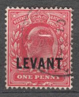 Great Britain Offices In Turkey 1905 Levant Mi#14 Used - Sonstige & Ohne Zuordnung