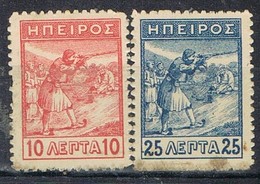 Serie Completa EPIRO (territorios Grecia), Yvert Num 5 Y 6 º/* - Epirus & Albania