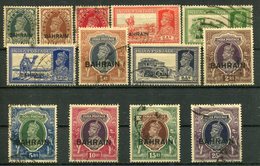 19... - BAHRAIN -RARE CPL.SET -  13 VAL.- USED.- LUXE !! - Bahrain (...-1965)