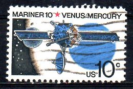 USA. N°1050 De 1975 Oblitéré. Sonde Mariner. - Etats-Unis