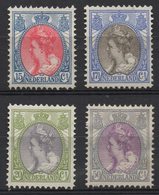 R525.-. NETHERLANDS - 1908-1914 - SC#: 70 // 81 - MNG - QUEEN WHILELMINA . SCV: US$ 101.00 - Ungebraucht