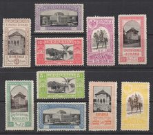 R527.-. ROMANIA - 1906 - SC#: 196-205 - MNG - SCV: US$ 190.00 - Ungebraucht