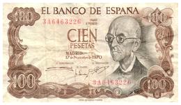 Billets > Espagne > 100 Pesetas 1970 - 100 Pesetas