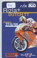 NEDERLAND CHIP TELEFOONKAART CRE 514 * MOTOR RACE * TT ASSEN  * Telecarte A PUCE PAYS-BAS * ONGEBRUIKT MINT - Motorbikes