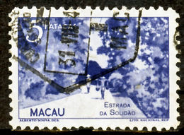 !										■■■■■ds■■ Macao 1948 AF#338ø Local Motifs 5 Patacas (x12108) - Used Stamps