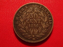 France - 50 Centimes 1856 BB Strasbourg Napoléon III 8338 - 50 Centimes