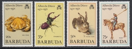 Barbuda 1971 - Unissued Stamp Set - The 500th Anniversary Of The Birth Of Albrecht Dürer - Mi I-IV ** MNH - Barbuda (...-1981)