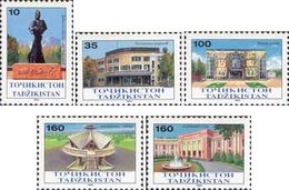 Tajikistan 1994.  Definitive Issue. Architecture Of Dushanbe. 70th Aniversary Of Dushanbe.  MNH - Tadschikistan
