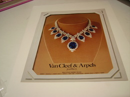 ANCIENNE PUBLICITE JOAILLIER VAN CLEEF & ARPELS  1979 - Otros & Sin Clasificación